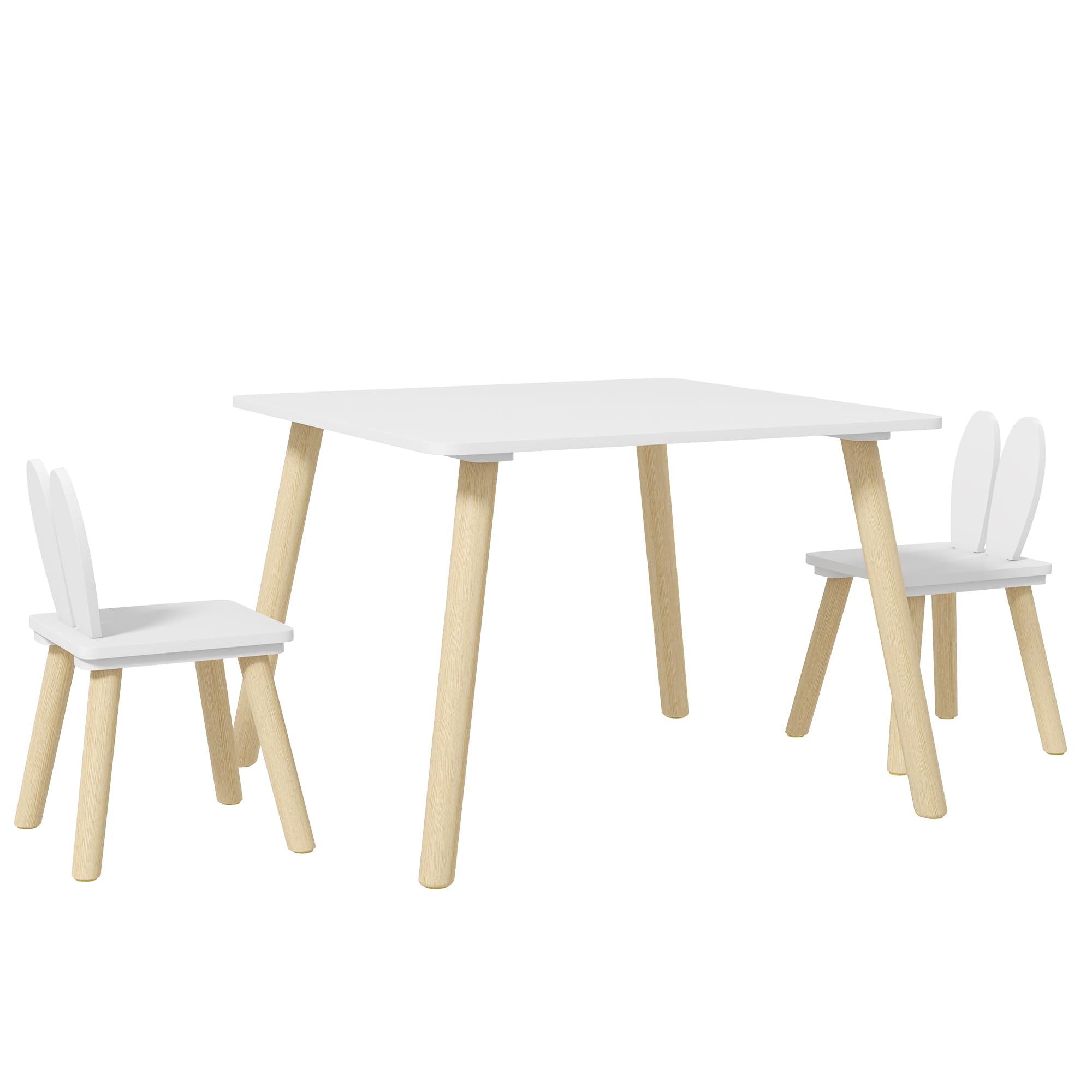 AIYAPLAY tavolino da bambini con 2 sedie design scandinavo bianco pino
| AIYAPLAY set tavola e 2 sedie per bambini desi